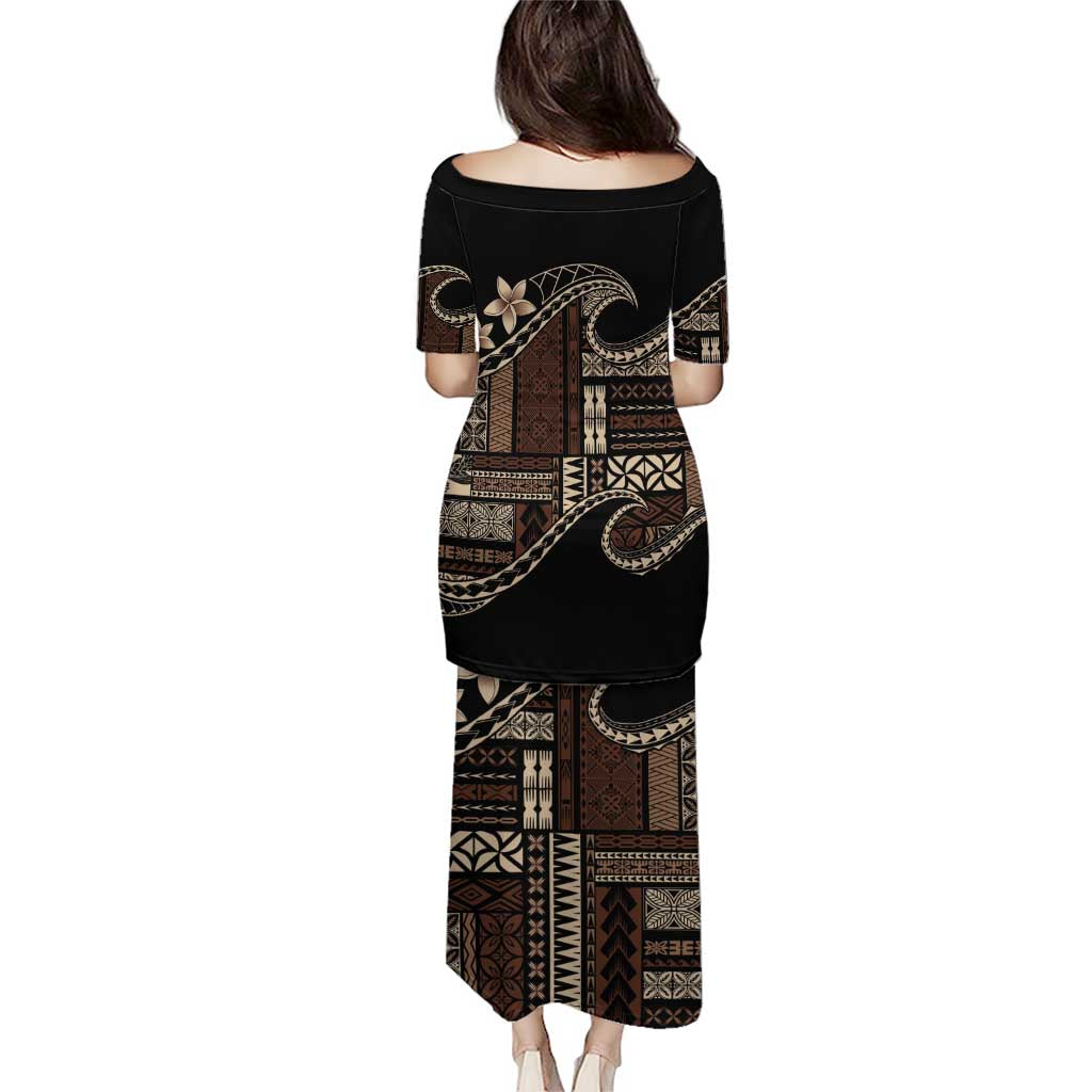 Samoa Siapo Mamanu Puletasi Waves Motifs LT7 - Polynesian Pride