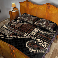 Samoa Siapo Mamanu Quilt Bed Set Waves Motifs LT7 - Polynesian Pride