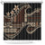 Samoa Siapo Mamanu Shower Curtain Waves Motifs