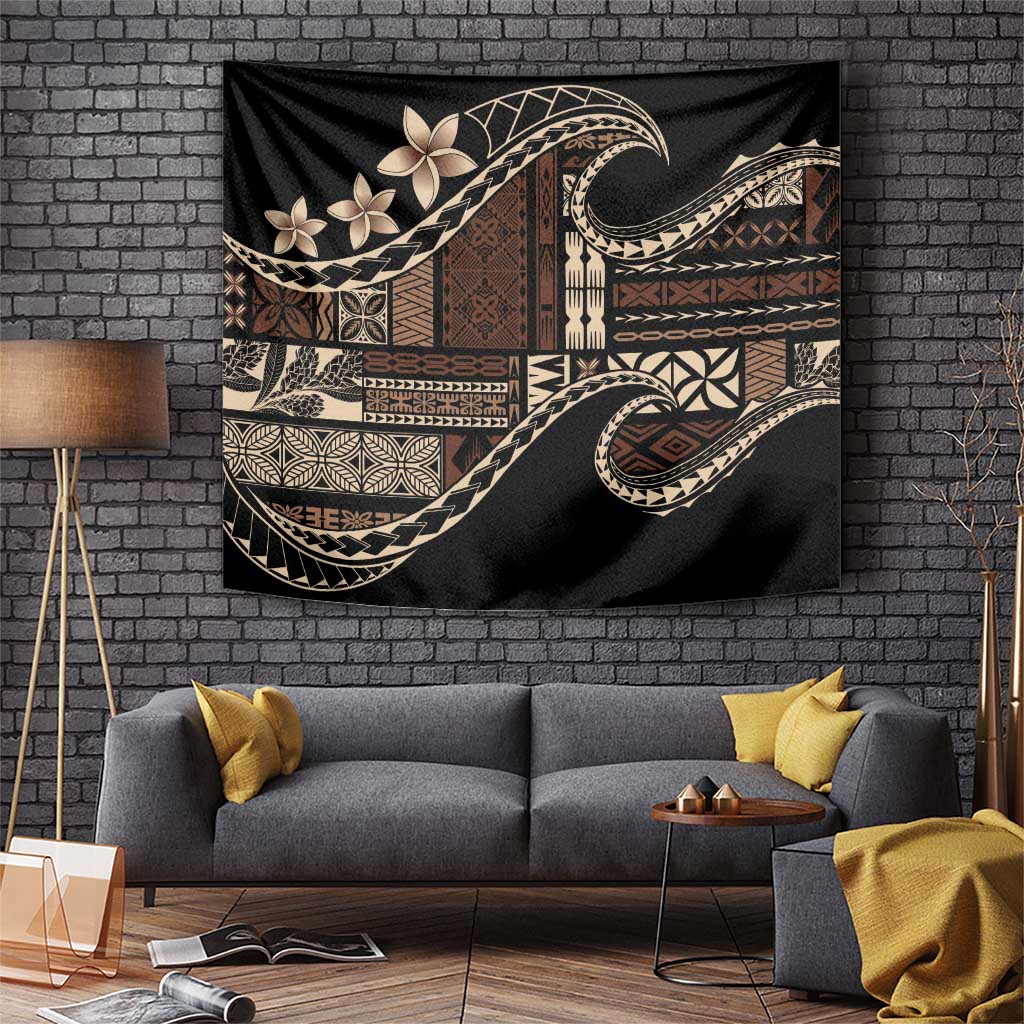 Samoa Siapo Mamanu Tapestry Waves Motifs