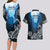 World Ocean Day Pasifika Couples Matching Long Sleeve Bodycon Dress and Hawaiian Shirt Awaken New Depths