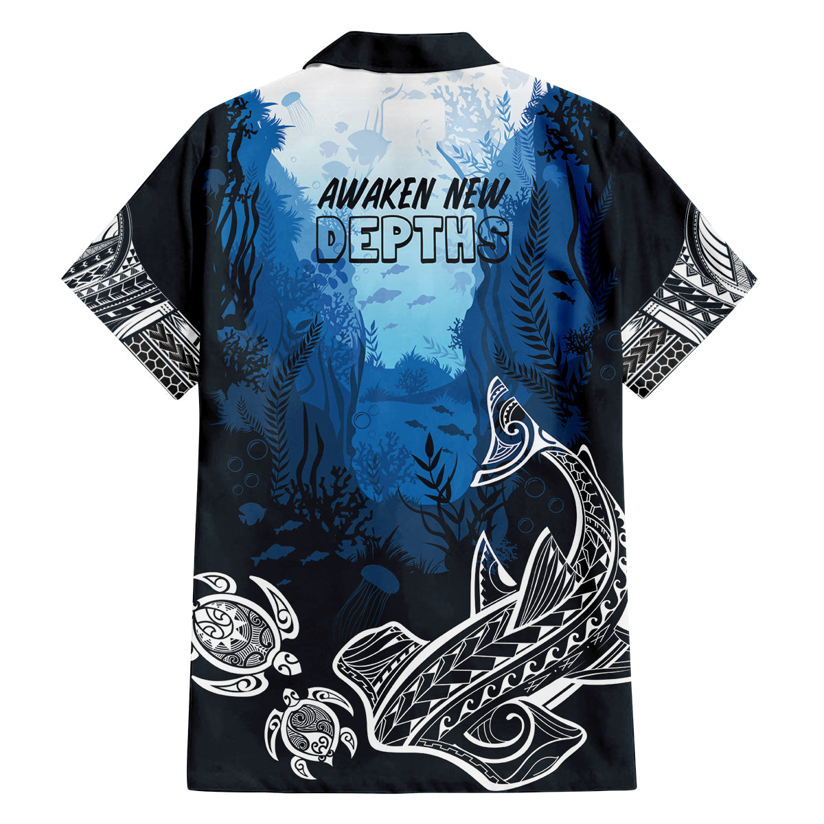 World Ocean Day Pasifika Family Matching Summer Maxi Dress and Hawaiian Shirt Awaken New Depths