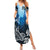 World Ocean Day Pasifika Family Matching Summer Maxi Dress and Hawaiian Shirt Awaken New Depths