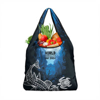 World Ocean Day Pasifika Grocery Bag Awaken New Depths LT7 1-pack One Size Blue - Polynesian Pride