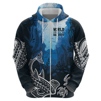 World Ocean Day Pasifika Zip Hoodie Awaken New Depths