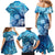 Hawaii World Ocean Day Family Matching Mermaid Dress and Hawaiian Shirt Kakau Turtles