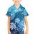 Hawaii World Ocean Day Family Matching Off Shoulder Short Dress and Hawaiian Shirt Kakau Turtles