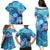 Hawaii World Ocean Day Family Matching Puletasi and Hawaiian Shirt Kakau Turtles