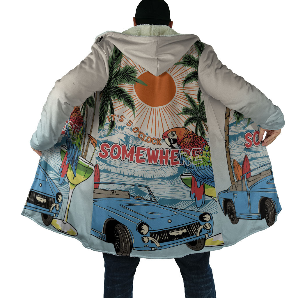 Summer Holiday It's 5 o'clock Somewhere Vintage Hawaii Cloak