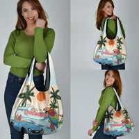 Summer Holiday It's 5 o'clock Somewhere Vintage Hawaii Grocery Bag