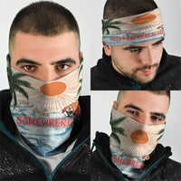 Summer Holiday It's 5 o'clock Somewhere Vintage Hawaii Neck Gaiter