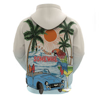 Summer Holiday It's 5 o'clock Somewhere Vintage Hawaii Zip Hoodie
