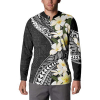 Aloha Hawaii Festive Button Sweatshirt Frangipani Lace Classic LT7 - Polynesian Pride