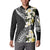 Aloha Hawaii Festive Button Sweatshirt Frangipani Lace Classic