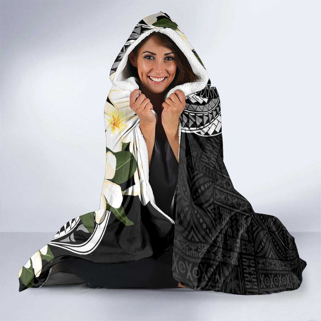 Aloha Hawaii Festive Hooded Blanket Frangipani Lace Classic LT7 - Polynesian Pride