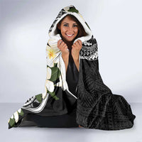 Aloha Hawaii Festive Hooded Blanket Frangipani Lace Classic LT7 - Polynesian Pride