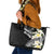 Aloha Hawaii Festive Leather Tote Bag Frangipani Lace Classic