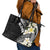 Aloha Hawaii Festive Leather Tote Bag Frangipani Lace Classic