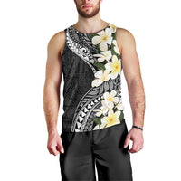 Aloha Hawaii Festive Men Tank Top Frangipani Lace Classic LT7 - Polynesian Pride