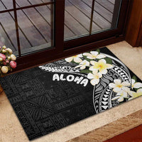 Aloha Hawaii Festive Rubber Doormat Frangipani Lace Classic LT7 - Polynesian Pride