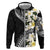 Aloha Hawaii Festive Zip Hoodie Frangipani Lace Classic