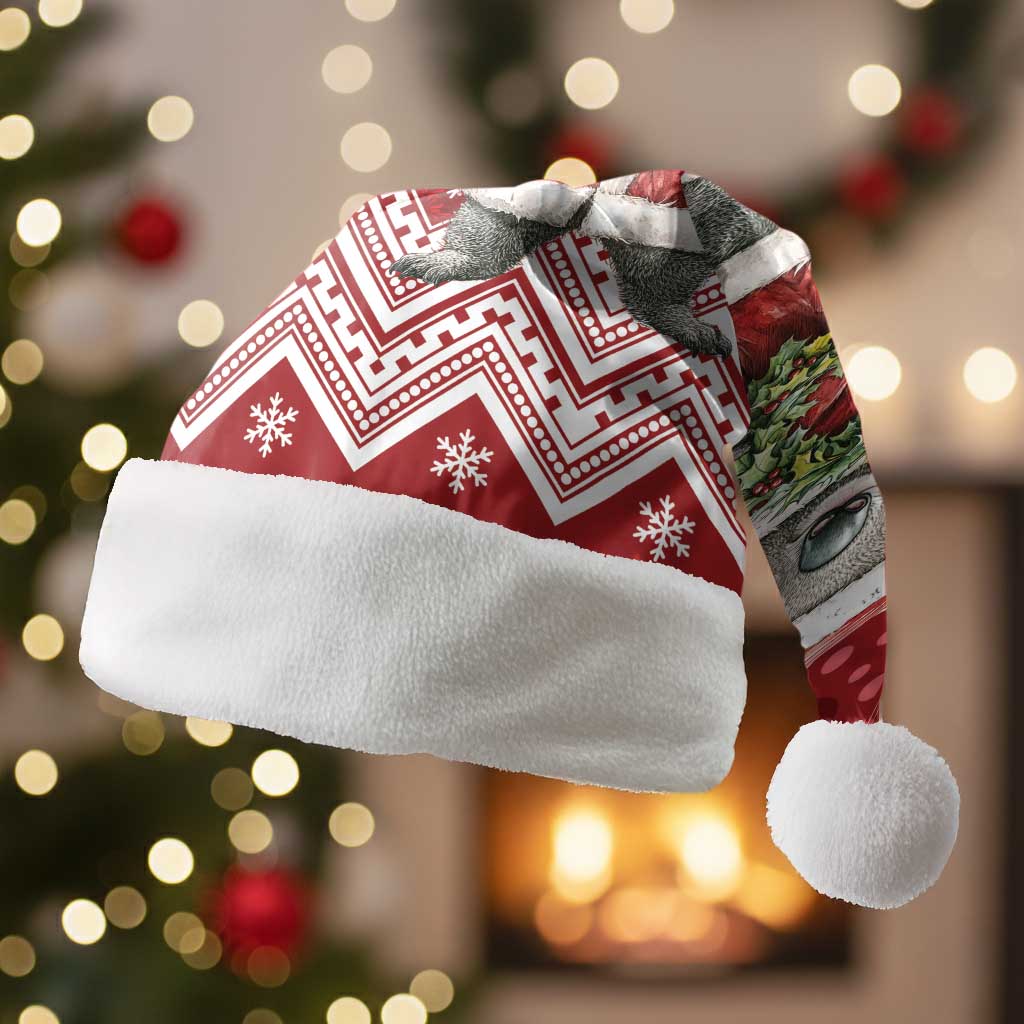 Here For A Koality Xmas Australia Abogirinal Christmas Santa Hat Santa Koala - Polynesian Pride