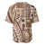 Samoa Tapa Baseball Jersey Siapo Mix Tatau Patterns LT7 - Polynesian Pride