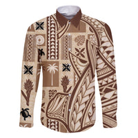 samoa-tapa-family-matching-short-sleeve-bodycon-dress-and-hawaiian-shirt-siapo-mix-tatau-patterns