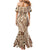 Samoa Tapa Mermaid Dress Siapo Mix Tatau Patterns LT7 - Polynesian Pride