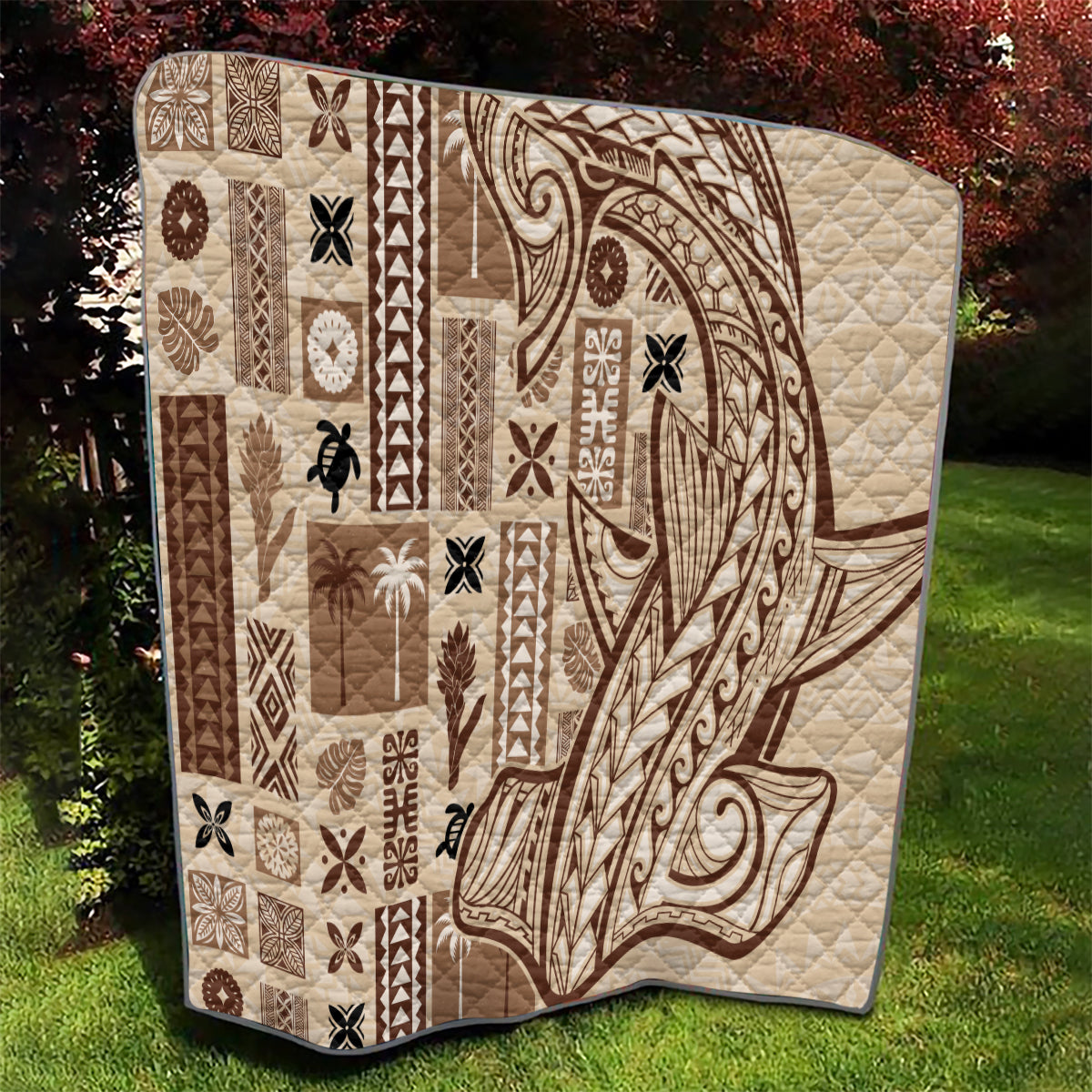 Samoa Tapa Quilt Siapo Mix Tatau Patterns LT7 - Polynesian Pride