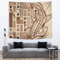 Samoa Tapa Tapestry Siapo Mix Tatau Patterns LT7 - Polynesian Pride
