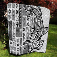 Samoa Tapa Quilt Siapo Mix Tatau Patterns - White LT7 - Polynesian Pride