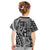 Samoa Tapa Kid T Shirt Siapo Mix Tatau Patterns - Black LT7 - Polynesian Pride