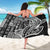 Samoa Tapa Sarong Siapo Mix Tatau Patterns - Black LT7 - Polynesian Pride