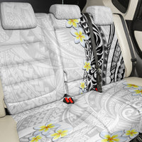Hawaii Aloha Back Car Seat Cover Plumeria Vintage - White LT7