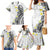 Hawaii Aloha Family Matching Mermaid Dress and Hawaiian Shirt Plumeria Vintage - White LT7 - Polynesian Pride