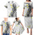 Hawaii Aloha Family Matching Puletasi Dress and Hawaiian Shirt Plumeria Vintage - White LT7 - Polynesian Pride