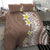 Hawaii Aloha Bedding Set Plumeria Vintage - Brown LT7 - Polynesian Pride