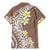 Hawaii Aloha Family Matching Mermaid Dress and Hawaiian Shirt Plumeria Vintage - Brown LT7 - Polynesian Pride