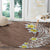 Hawaii Aloha Round Carpet Plumeria Vintage - Brown LT7 - Polynesian Pride