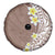 Hawaii Aloha Spare Tire Cover Plumeria Vintage - Brown LT7 - Polynesian Pride