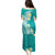 Hawaii Aloha Family Matching Puletasi Dress and Hawaiian Shirt Plumeria Vintage - Teal LT7 - Polynesian Pride