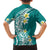 Hawaii Aloha Hawaiian Shirt Plumeria Vintage - Teal LT7 - Polynesian Pride