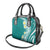 Hawaii Aloha Shoulder Handbag Plumeria Vintage - Teal LT7 - Polynesian Pride