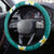 Hawaii Aloha Steering Wheel Cover Plumeria Vintage - Teal LT7 - Polynesian Pride