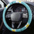 Hawaii Aloha Steering Wheel Cover Plumeria Vintage - Turquoise LT7 - Polynesian Pride