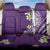 Hawaii Aloha Back Car Seat Cover Plumeria Vintage - Violet LT7