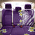 Hawaii Aloha Back Car Seat Cover Plumeria Vintage - Violet LT7