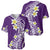 Hawaii Aloha Baseball Jersey Plumeria Vintage - Violet LT7 - Polynesian Pride