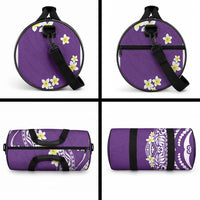 Hawaii Aloha Duffle Bag Plumeria Vintage - Violet LT7 - Polynesian Pride